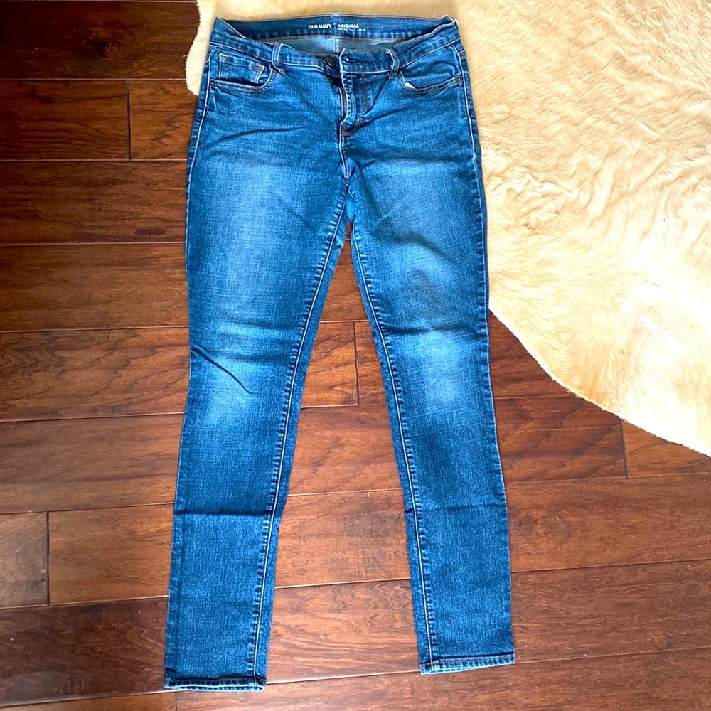 Old Navy Women Vintage Wash Denim Blue Jeans 6 Jeggings